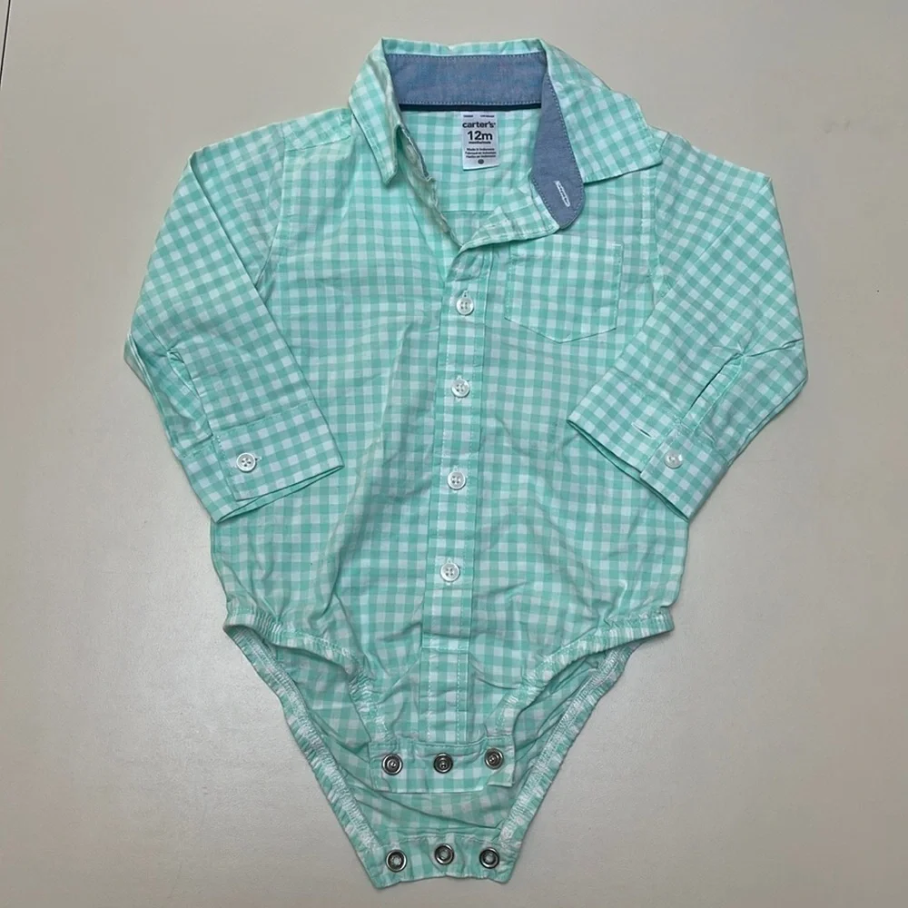 ❤️ 🆕 CARTER’S Boys Onsie Size 12m